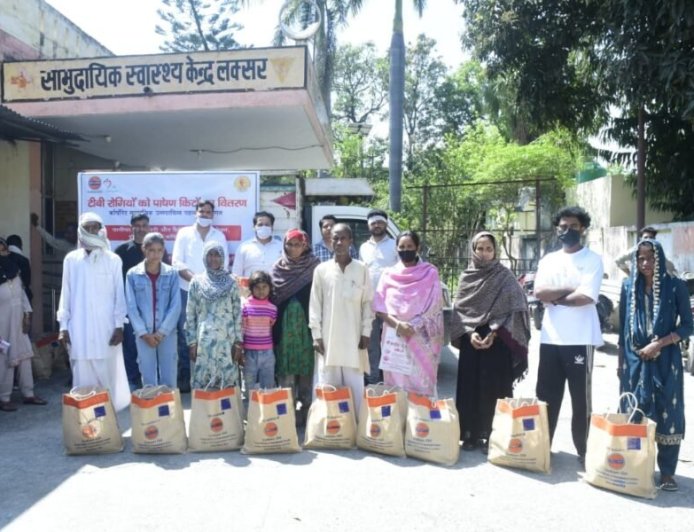 इंडियन ऑयल द्वारा क्षय रोगियों को पोषण किट किए गए वितरित