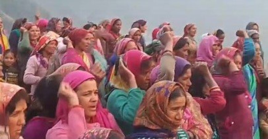 लासी के ग्रामीण भी उतरे शराब के विरोध में