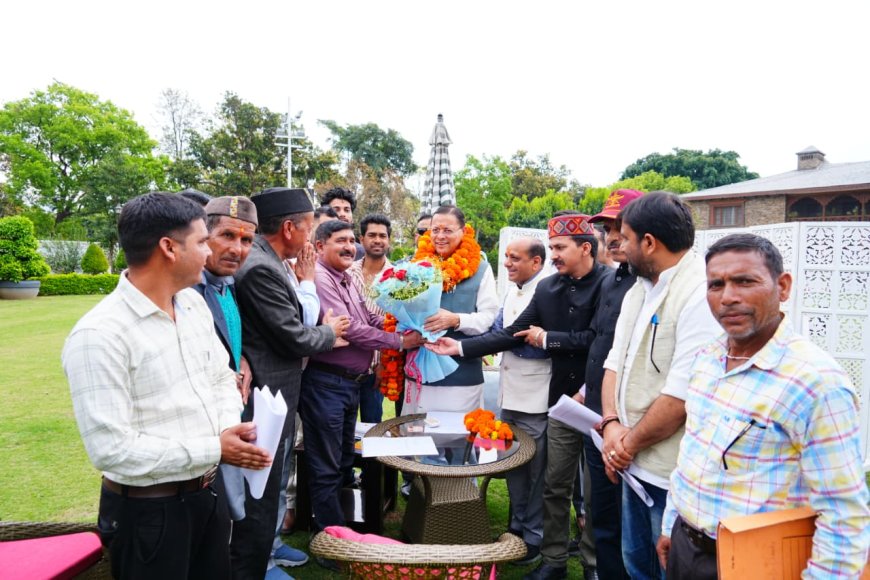 दिवारीखौल-जोखणी मोटर मार्ग की वित्तीय स्वीकृति पर क्षेत्रीय जनप्रतिनिधियों ने मुख्यमंत्री धामी का जताया आभार