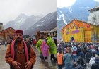 केदारनाथ में एक लाख पार हुआ श्रद्धालुओं का आंकड़ा, बदरी-केदार में मौसम ने ली करवट