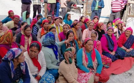 तपोवन-विष्णुगाड़ परियोजना का काम ठप, 15 सूत्रीय मांगों को लेकर ग्रामीणों का आंदोलन तेज