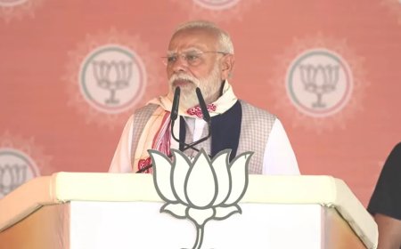 बरपेटा में पीएम मोदी का विपक्ष पर हमला: “कांग्रेस की हार की लगेगी सेंचुरी, असम में एनडीए की बनेगी हैट्रिक”