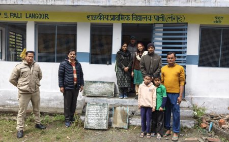पौड़ी गढ़वाल : प्राथमिक विद्यालय पाली लंगूर में मिले ऐतिहासिक शिलालेख, जांच के लिए पुरातत्व विभाग की टीम सक्रिय