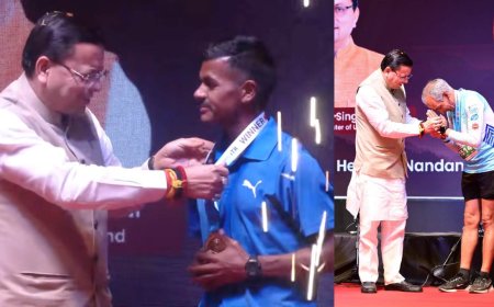 पहाड़ के बेटे ने जीती, 113 किमी की ‘Surya Devbhoomi चैलेंज’ मैराथन, सीएम ने पहनाया गोल्ड मेडल