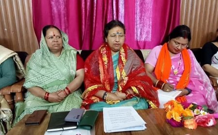 महिला आरक्षण बिल पर विपक्ष पर बरसीं रुचि भट्ट, आक्रोश रैलियों का ऐलान