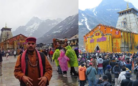 केदारनाथ में एक लाख पार हुआ श्रद्धालुओं का आंकड़ा, बदरी-केदार में मौसम ने ली करवट