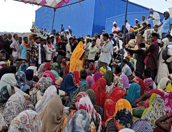 छतरपुर में केन-बेतवा लिंक परियोजना पर बवाल, ग्रामीणों का जनसंग्राम; दूसरे दिन भी काम ठप