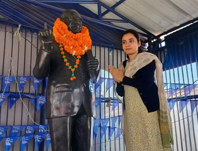 संयुक्त मजिस्ट्रेट पौड़ी दीक्षिता जोशी ने दी डॉ. भीमराव अम्बेडकर को श्रद्धांजलि