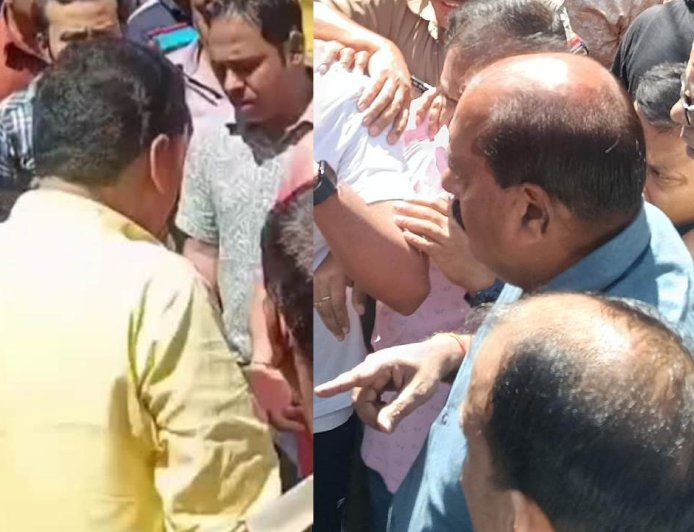 जसपुर: लक्षमीबाई की मूर्ति को लेकर खिंची तलवारें, विधायक आदेश चौहान, पूर्व विधायक सिघंल में धक्का मुक्की