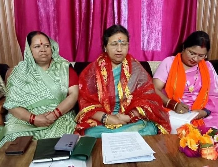 महिला आरक्षण बिल पर विपक्ष पर बरसीं रुचि भट्ट, आक्रोश रैलियों का ऐलान