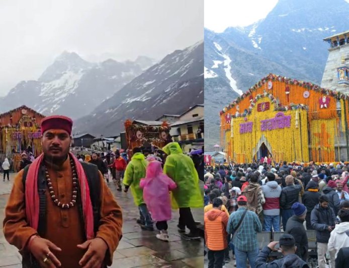 केदारनाथ में एक लाख पार हुआ श्रद्धालुओं का आंकड़ा, बदरी-केदार में मौसम ने ली करवट