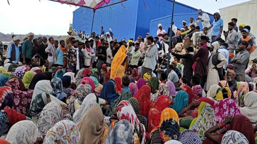 छतरपुर में केन-बेतवा लिंक परियोजना पर बवाल, ग्रामीणों का जनसंग्राम; दूसरे दिन भी काम ठप