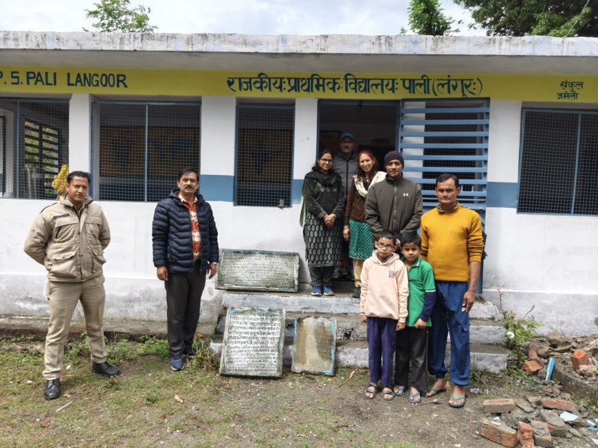 पौड़ी गढ़वाल : प्राथमिक विद्यालय पाली लंगूर में मिले ऐतिहासिक शिलालेख, जांच के लिए पुरातत्व विभाग की टीम सक्रिय