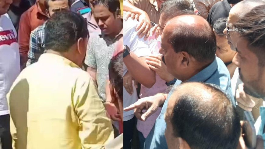 जसपुर: लक्षमीबाई की मूर्ति को लेकर खिंची तलवारें, विधायक आदेश चौहान, पूर्व विधायक सिघंल में धक्का मुक्की