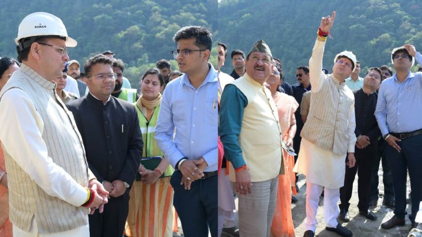चारधाम यात्रा की तैयारियों को परखने ग्राउंड पर उतरे मुख्यमंत्री, गुप्तकाशी तक यात्रा मार्ग का किया निरीक्षण