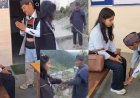 महिला ग्राम प्रधान और बुजुर्ग का विवाद पहुंचा थाने, बुजुर्ग ने पैर छूकर मांगी माफी