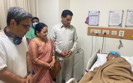 पूर्व मुख्यमंत्री मेजर जनरल भुवन चंद खंडूरी का हालचाल जानने पहुंचे पूर्व कैबिनेट मंत्री सुरेंद्र सिंह नेगी व पूर्व मेयर हेमलता नेगी