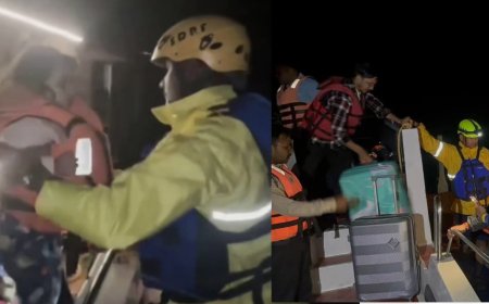 टिहरी झील में तूफान में फंसे 30 लोग, फ्लोटिंग हट हुए तबाह, SDRF ने किया रेस्क्यू