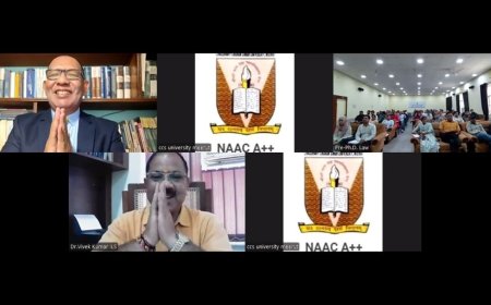 सीसीएसयू के विधि अध्ययन संस्थान में एआई के अनुप्रयोग के लाभ और हानि पर व्याख्यान