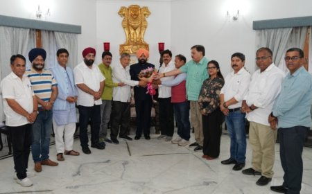 कांग्रेस प्रतिनिधिमंडल ने राज्यपाल को सौंपा ज्ञापन :  कानून व्यवस्था और नर्सिंग भर्ती मामले में हस्तक्षेप की मांग