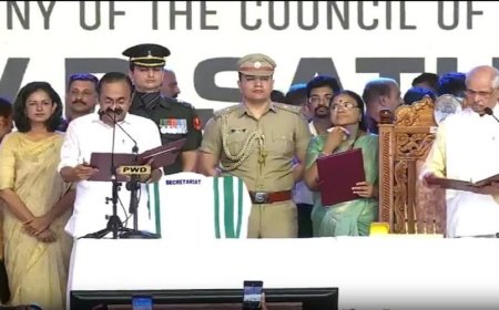 केरल में कांग्रेस की सत्ता में वापसी, वीडी सतीशन ने ली मुख्यमंत्री पद की शपथ