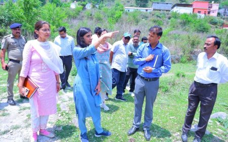 कमेड़ा गांव पहुंचीं डीएम स्वाति एस. भदौरिया, जन चौपाल में सुनी ग्रामीणों की समस्याएं, विकास योजनाओं का स्थलीय निरीक्षण कर अधिकारियों को दिए सख्त निर्देश