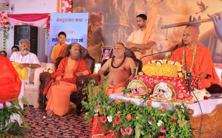 देवभूमि ऋषिकेश में दिव्य, भव्य अद्भुत श्रीमद्भागवत कथा का आयोजन