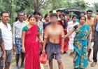 चोरी के जेवर के साथ पकड़ा गया आरोपी, ग्रामीणों का फूटा गुस्सा; महिला परिधान पहनाकर गांव में घुमाने के बाद पुलिस को सौंपा