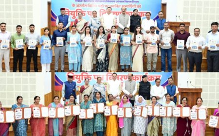धामी सरकार में बढ़ रहा है सरकारी नौकरी देने का कारवां, सीएम ने 276 चयनित अभ्यर्थियों को दिए नियुक्ति पत्र