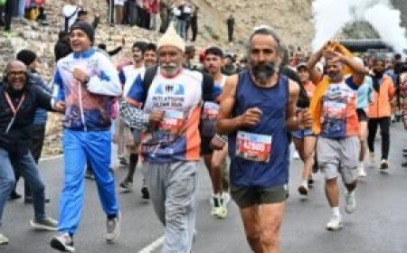उत्तराखंड : नीति घाटी ज्योर्तिमठ चमोली में एक्सट्रीम अल्ट्रा रन