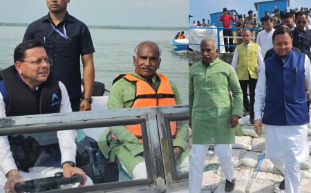 गदरपुर की सियासत में नया ट्विस्ट, अरविंद पांडे के घर पहुंचे सीएम धामी, साथ में की बोटिंग