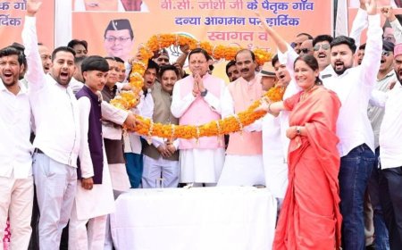 मुख्यमंत्री ने दन्या में जनसभा को किया संबोधित, क्षेत्र के विकास की कई महत्वपूर्ण घोषणाएं
