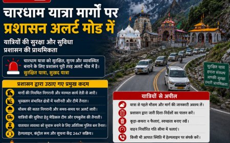 चारधाम यात्रा मार्गों पर प्रशासन अलर्ट मोड में