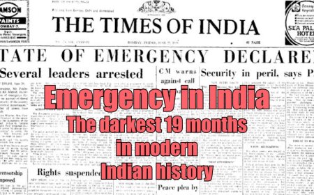 आपातकाल का काला युग: पीड़ादायिनी यादें !