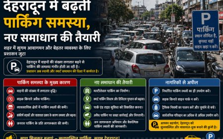 देहरादून में बढ़ती पार्किंग समस्या, नए समाधान की तैयारी