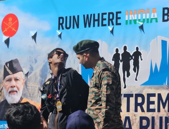 सेरेब्रल पाल्सी को मात देकर अनुराग रावत ने पूरी की 10 किमी ‘नीति एक्सट्रीम अल्ट्रा रन’