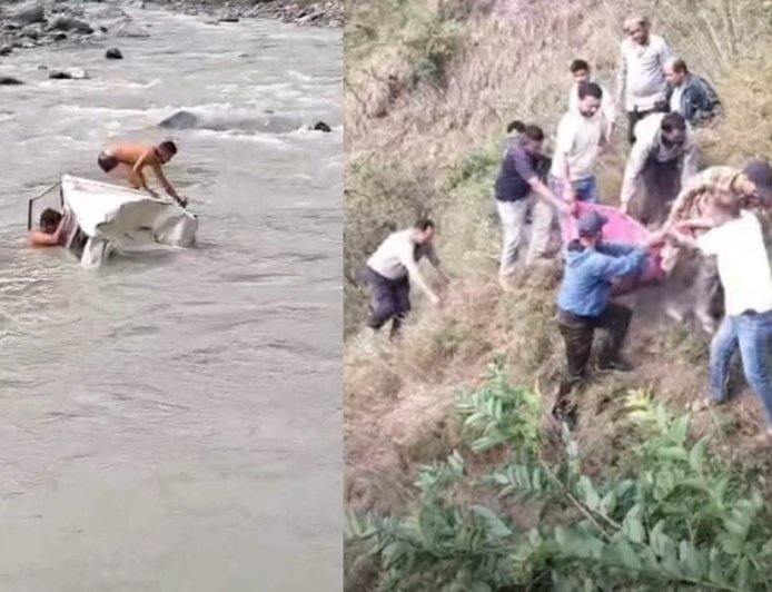 दूरस्थ घेस क्षेत्र में दर्दनाक सड़क हादसा, कैल नदी में समाई बोलेरो, 4 की मौत, 3 घायल