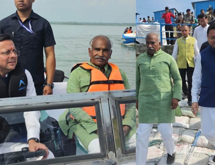 गदरपुर की सियासत में नया ट्विस्ट, अरविंद पांडे के घर पहुंचे सीएम धामी, साथ में की बोटिंग