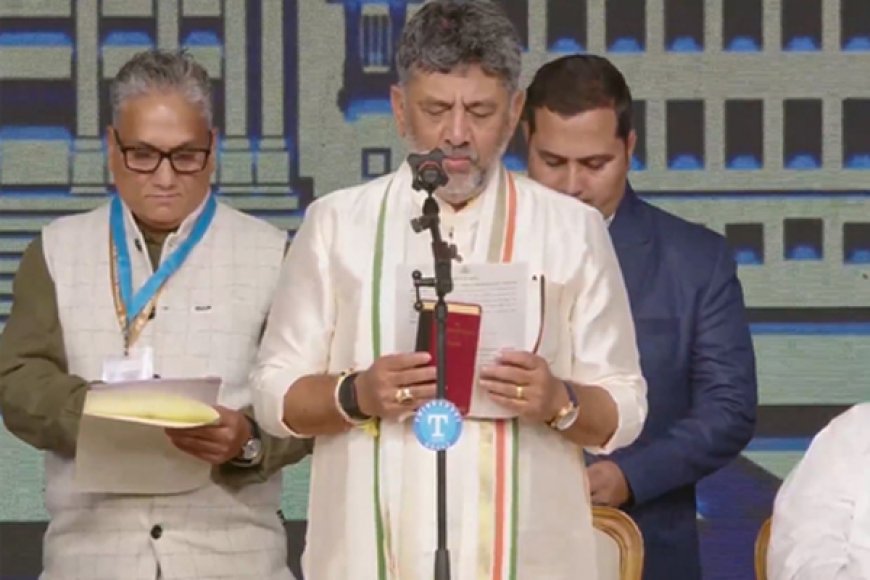 कर्नाटक को मिला नया नेतृत्व, डीके शिवकुमार ने 25वें मुख्यमंत्री के रूप में संभाली कमान