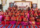 सुमधुर भजनों से गूंजा ईश्वर धाम मंदिर