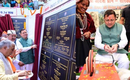 मुख्यमंत्री ने चमोली जिले को दी ₹155.36 करोड़ की योजनाओं की सौगात