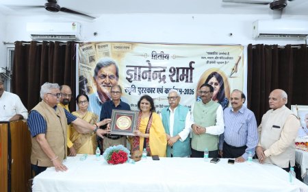 वरिष्ठ पत्रकार सुनीता एरन को ज्ञानेन्द्र शर्मा स्मृति सम्मान