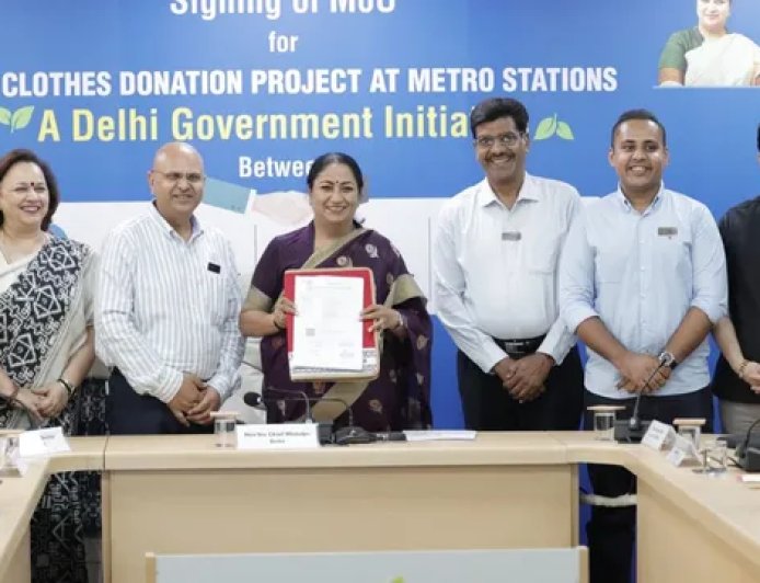 दिल्ली के 10 मेट्रो स्टेशनों पर खुलेंगे ‘अर्पण’ डोनेशन सेंटर, पुराने कपड़ों से मिलेगा रोजगार और बढ़ेगा पर्यावरण संरक्षण
