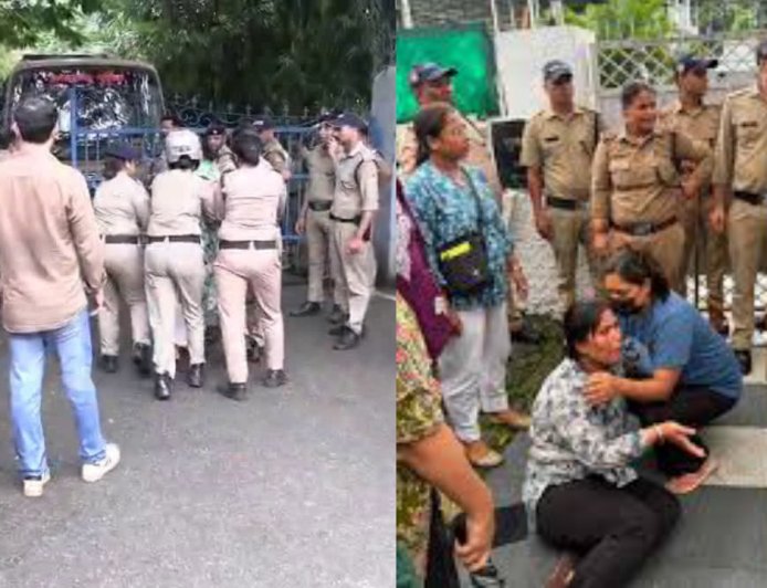 स्वास्थ्यमंत्री के घर के बाहर नर्सिंग अभ्यर्थियों ने किया आत्महत्या का प्रयास, एक की हालत गंभीर