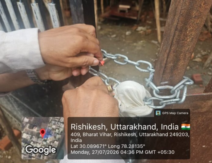 अवैध निर्माण पर एमडीडीए का एक्शन तेज, देहरादून और ऋषिकेश में दो निर्माण सील