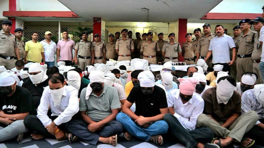 लग्जरी रिसॉर्ट में जिस्मफरोशी के सबसे बड़े रैकेट   का भंडाफोड़, 52 गिरफ्तार, 10 महिलाएं मुक्त