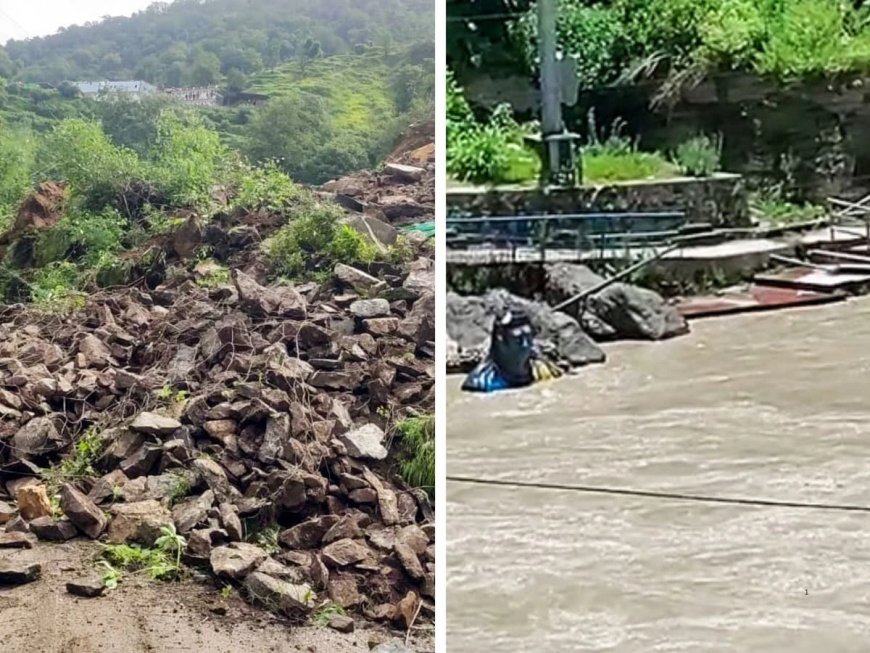 उत्तराखंड में बारिश का रेड ज़ोन! 5 जिलों में भारी बारिश का अलर्ट, यमुनोत्री हाईवे पर लैंडस्लाइड से घंटों थमा यातायात