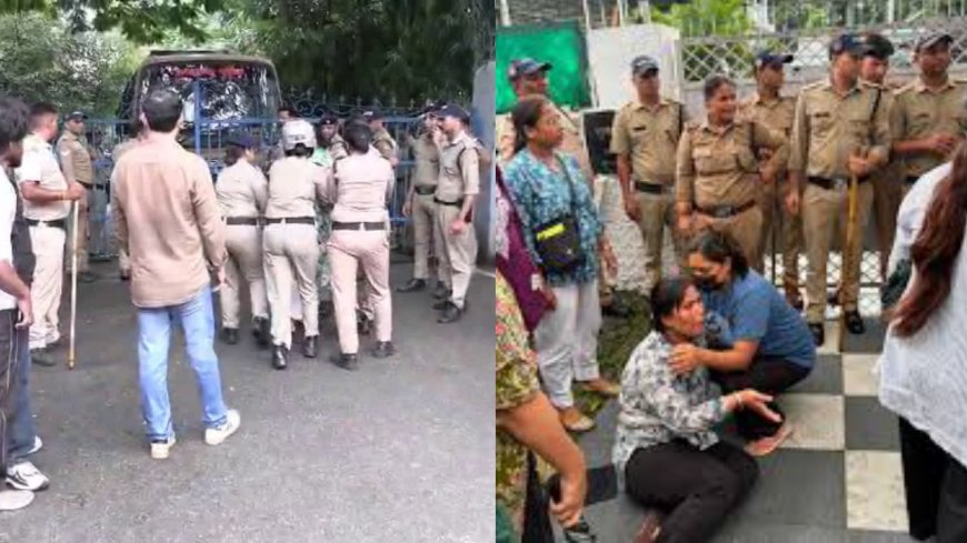 स्वास्थ्यमंत्री के घर के बाहर नर्सिंग अभ्यर्थियों ने किया आत्महत्या का प्रयास, एक की हालत गंभीर