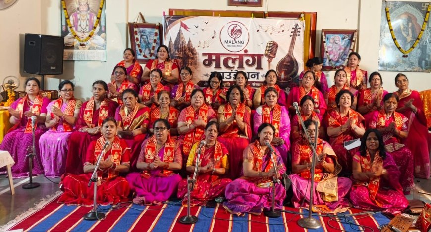 सुमधुर भजनों से गूंजा ईश्वर धाम मंदिर
