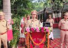 मेरठ पुलिस लाइन में एसएसपी मेरठ ने ध्वजारोहण कर तिरंगे को दी सलामी